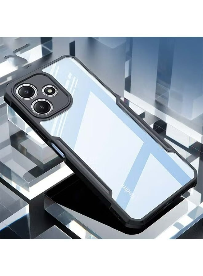 الدخن Redmi 13 4G الهاتف المحمول شل ، رقيقة جدا وخفيفة الوزن شل ، لينة الوفير تبو + الاكريليك شفافة مرة أخرى الهاتف المحمول شل الأسود - Image 5