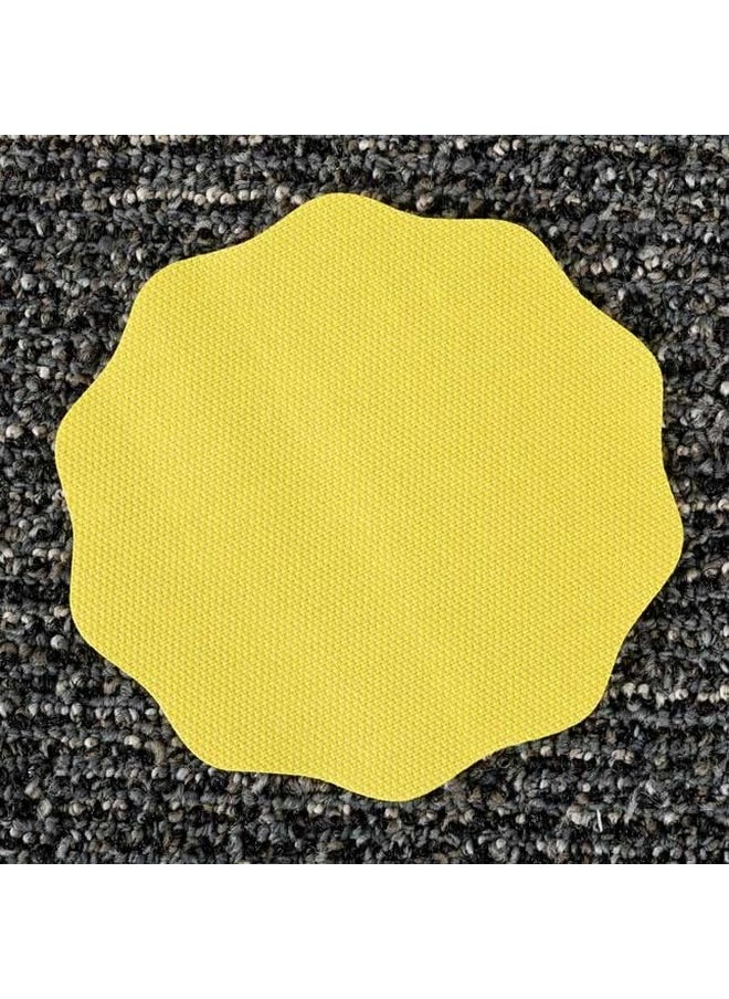 Really Good Stuff Carpet Mark-Its - Colorful 5” X 5” Carpet Spots - Keep Students Organized Or In Groups - Six Bright Rainbow Colors - Durable With No-Slide Back, Sticks To Most Carpets, Set Of 24  - Image 2