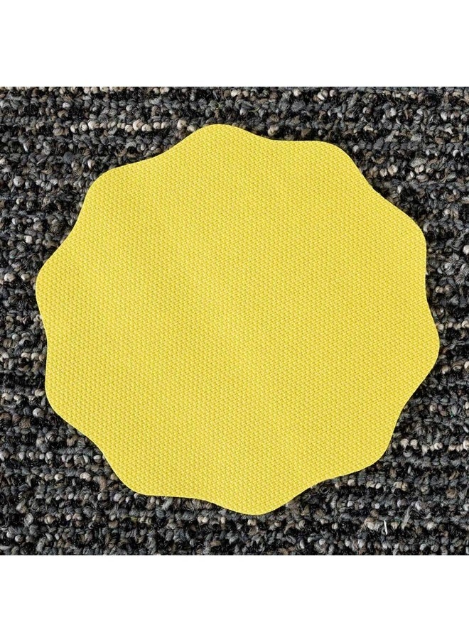 Really Good Stuff Carpet Mark-Its - Colorful 5” X 5” Carpet Spots - Keep Students Organized Or In Groups - Six Bright Rainbow Colors - Durable With No-Slide Back, Sticks To Most Carpets, Set Of 24  - Image 3