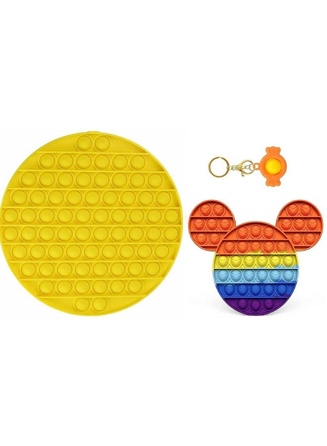 FunBlast Pop it Set (Pack of 2 Popit Game), Kids Toys Fidget Toys, Pop it Toy, Push Pop Bubble Fidget Sensory Toy, Stress Relief Fidget Toy Sensory Toys Novelty Gifts for Girls Boys Kids (29) - Image 1