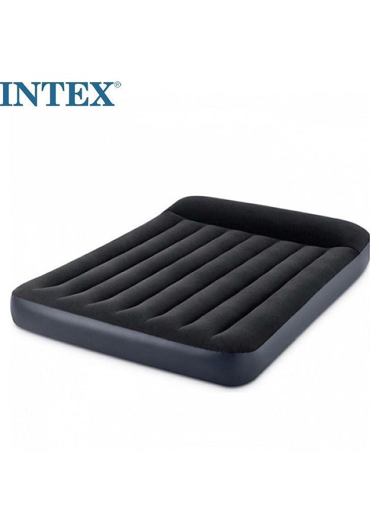 انتكس للنفخ مع الناقل التسلسلي العام مضخة تهمة ، في الأماكن المغلقة في الهواء الطلق فراش قابل للنفخ ، سميكة في الهواء الطلق التخييم وسادة الهواء السرير ، ضوء أسود أسفل وسادة الهواء السرير ، لينة ومريحة - Image 1