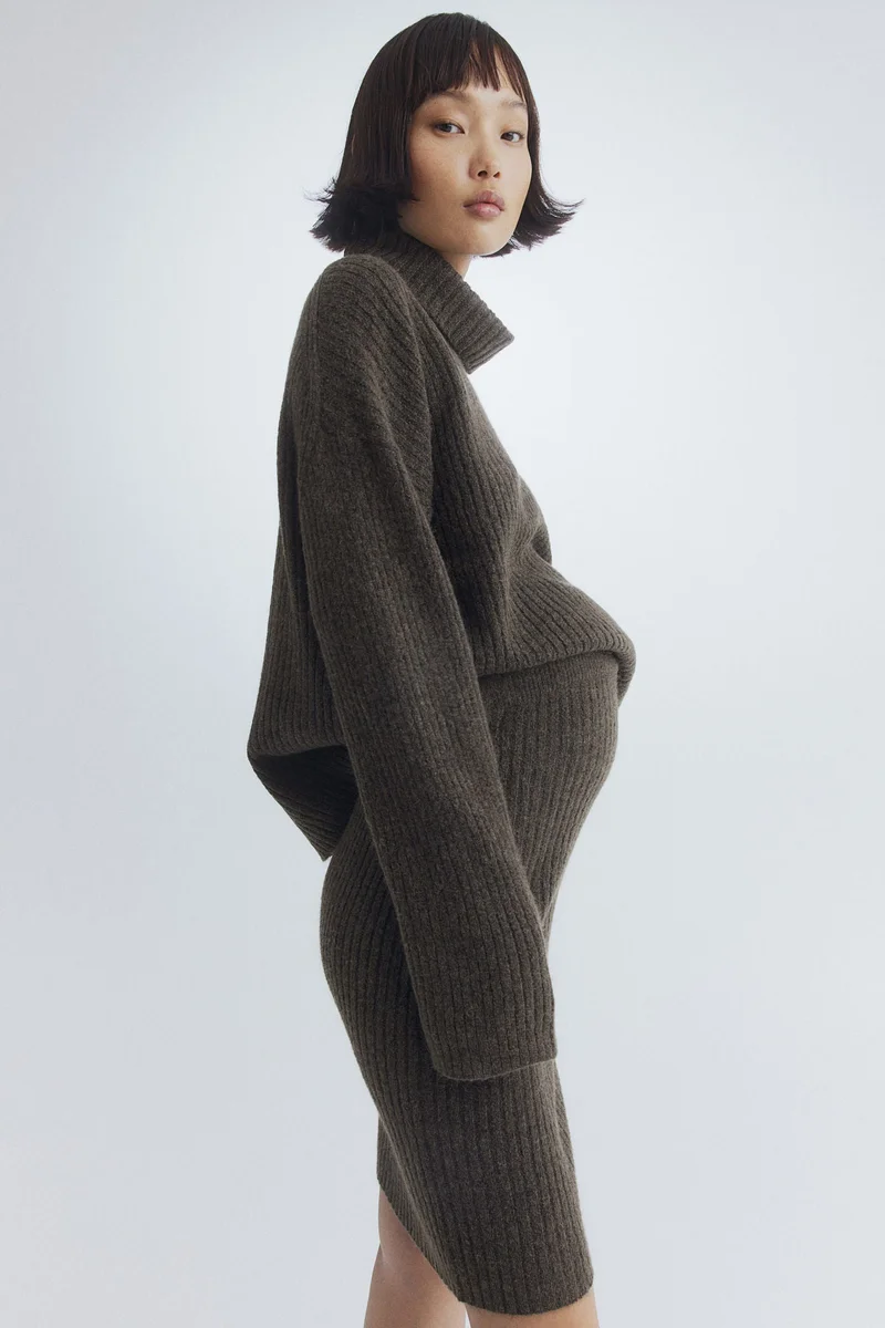 H&M Mama Rib-Knit Skirt