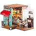 Rowood Miniature Dollhouse Kit 124 Scale DIY Miniature House Kit for Adults Mini House Crafts for AdultsBirthday for Age14 Simons Coffee - Image 2