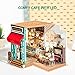 Rowood Miniature Dollhouse Kit 124 Scale DIY Miniature House Kit for Adults Mini House Crafts for AdultsBirthday for Age14 Simons Coffee - Image 4