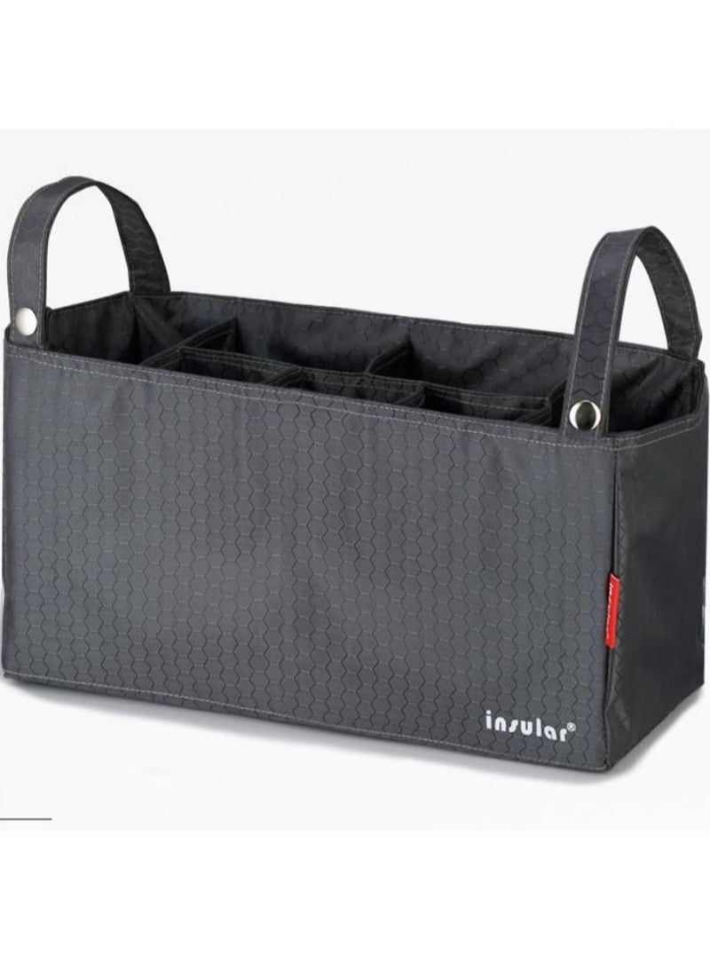 insular Portable Stroller Organizer Universal Diaper Organizer Bag for Mother and Baby Travel Soft Waterproof Stroller Bag  - Image 2
