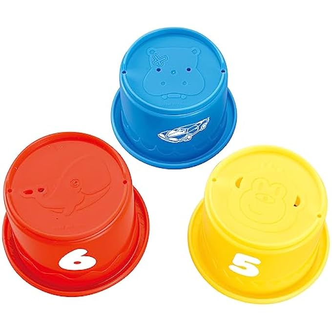 BABY STACKING NESTING CUPS TOY, MONTESSORI TOY FOR TODDLERS, 6+ MONTHS - Image 3