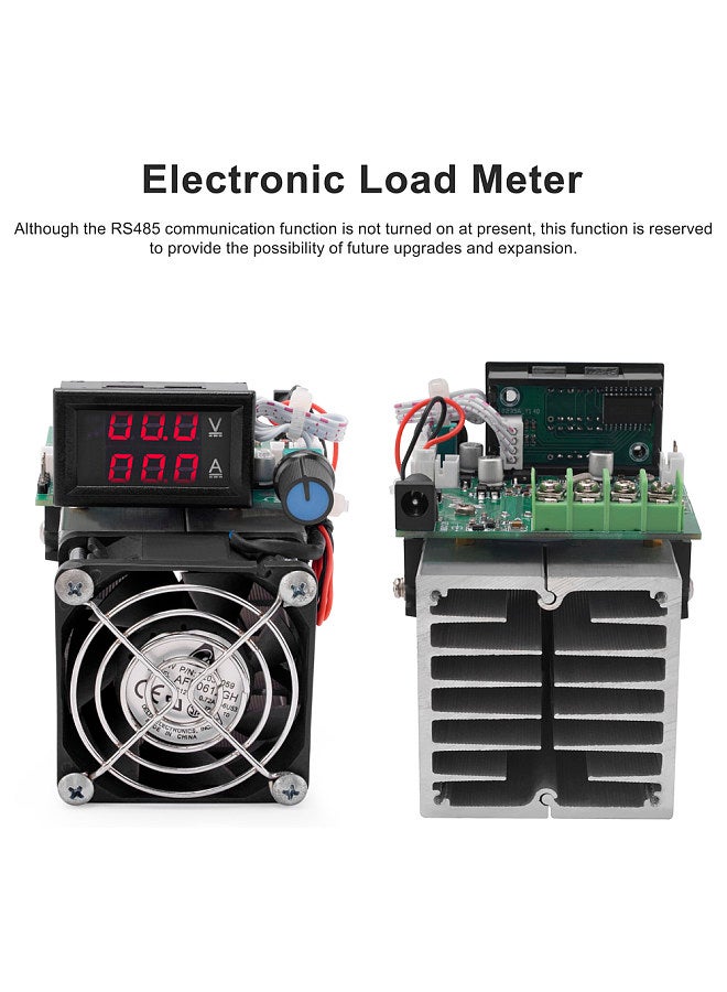 100W Upgraded Electronic Load Meter 1-100V Input Voltage LED Display