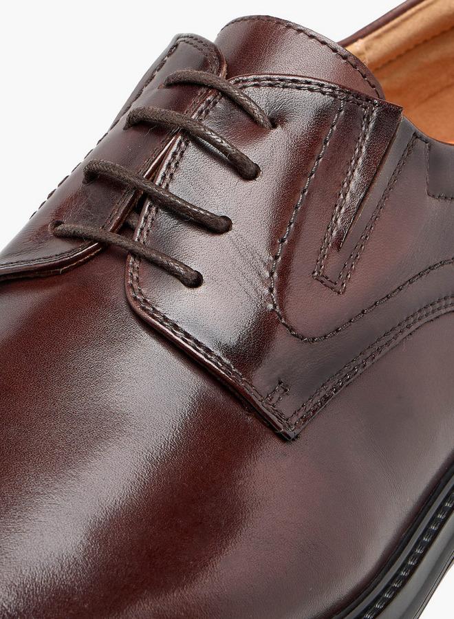 Le Confort Men Lace-Up Leather Derby Shoes - Image 4