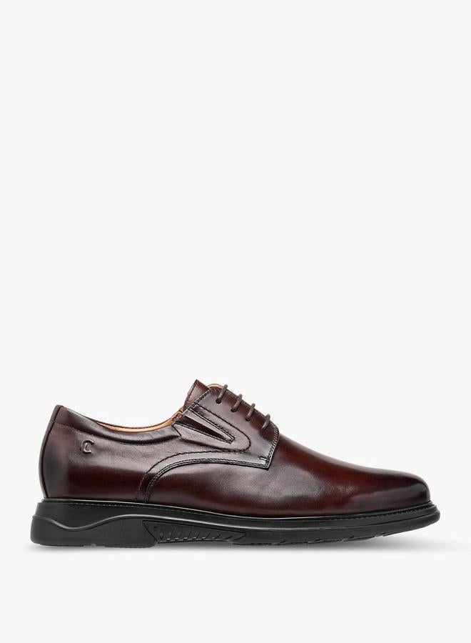 Le Confort Men Lace-Up Leather Derby Shoes - Image 1