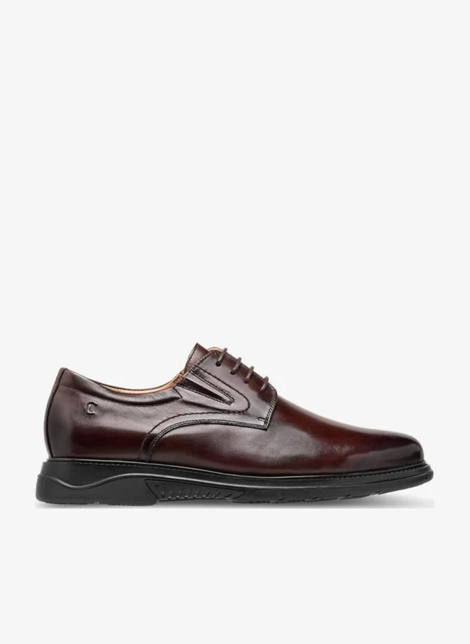 Le Confort Men Lace-Up Leather Derby Shoes