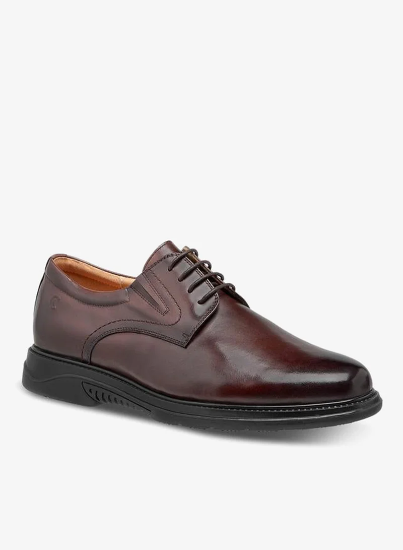 Le Confort Men Lace-Up Leather Derby Shoes
