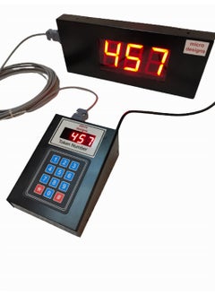 micro designs micro designs 3Digit Token Display System with ding Dong Sound Fully Metal Body 5m Cable  - Image 3