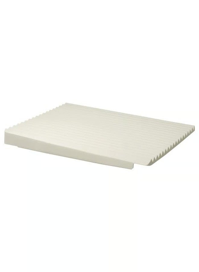 stoRk RINNIG Dish Drainer, Double-Sided, Polypropylene Plastic, 40x31 cm, for Kitchen Sink (White) - Image 1