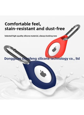 Applicable For Apple Airtags Tracker Protective Cover Soft Silicone Protective Shell Positioning Pet Portable Case-Color:Black-Applicable Model:Airtags Anti-lost Device Shell (water Drop Type) - pzsku/Z12043ACC7EB87BB46A4BZ/45/_/1742462863/8c0d988f-7eda-4200-9986-cea670816f37