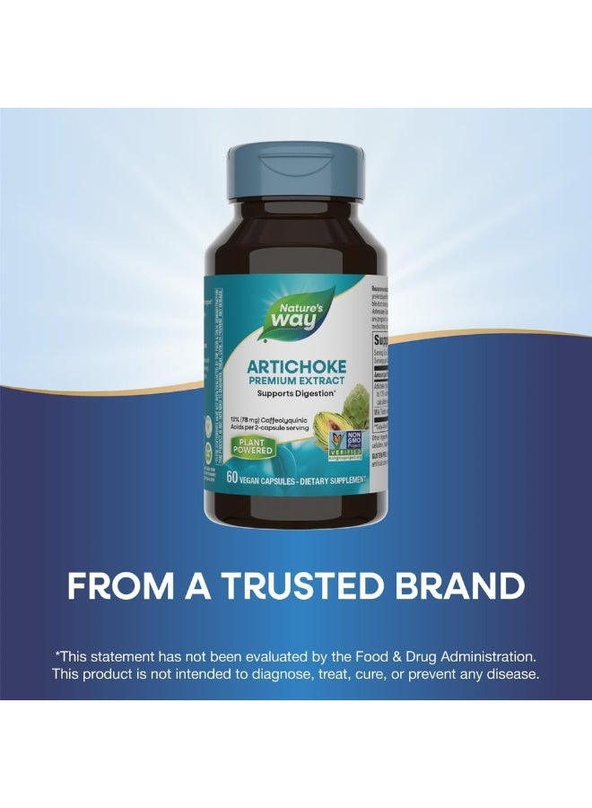 Nature's Way Artichoke Premium Extract, 60 Vegan Capsules Packaging May Vary - Image 3