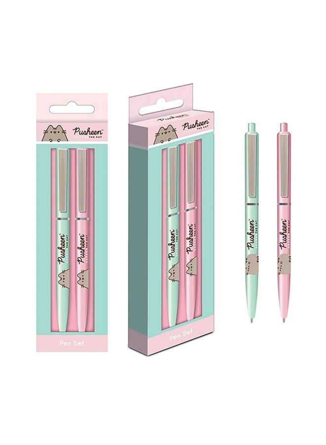 Pyramid Pusheen Botanical 2 Pen Set