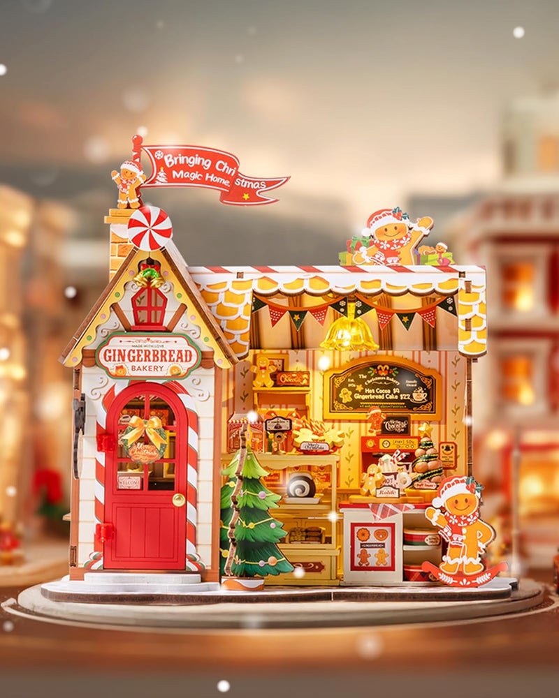 ROBOTIME Gingerbread Bakery Dollhouse - Image 5
