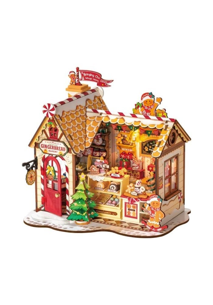 ROBOTIME Gingerbread Bakery Dollhouse - Image 4
