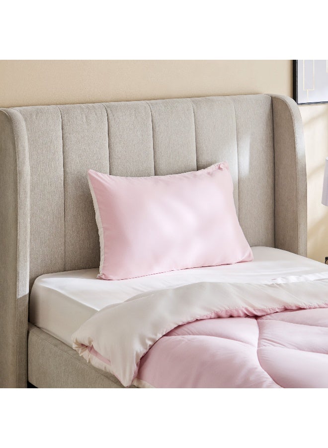 Home Box Derby 2-Piece Reversible Microfiber Single Comforter Set - 135x220 cm  - Image 1