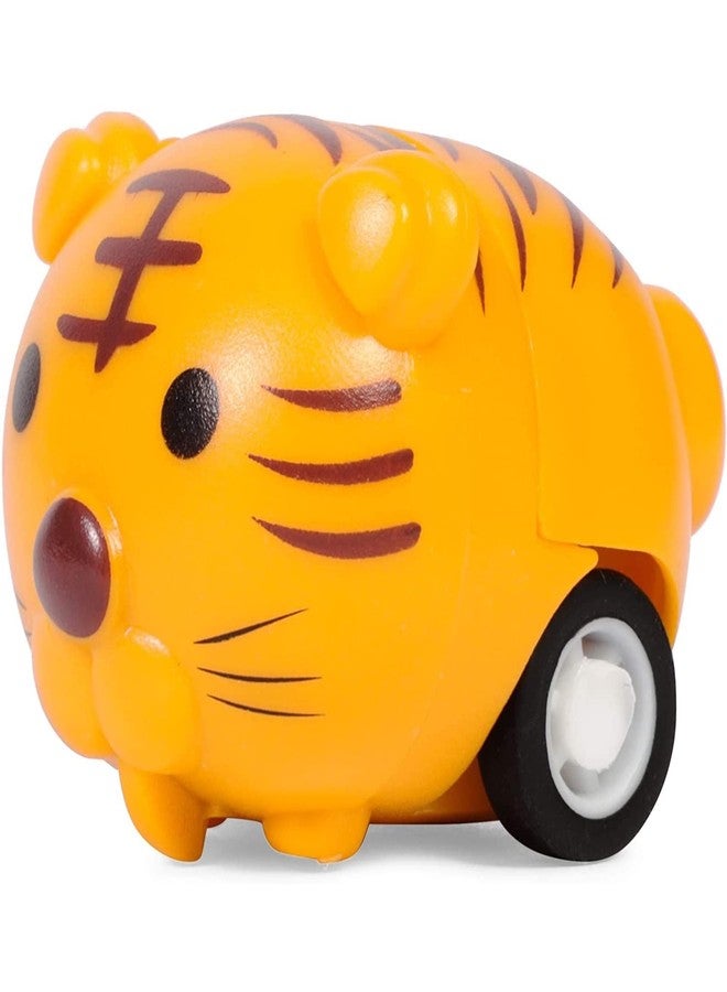 Blue Panda Mini Animal Pull Back Cars - 24-Pack, Blue, 1.5 x 1 in - Birthday Party Favors & Goodie Bag Stuffers - Bulk Pull Back Cars - Image 4