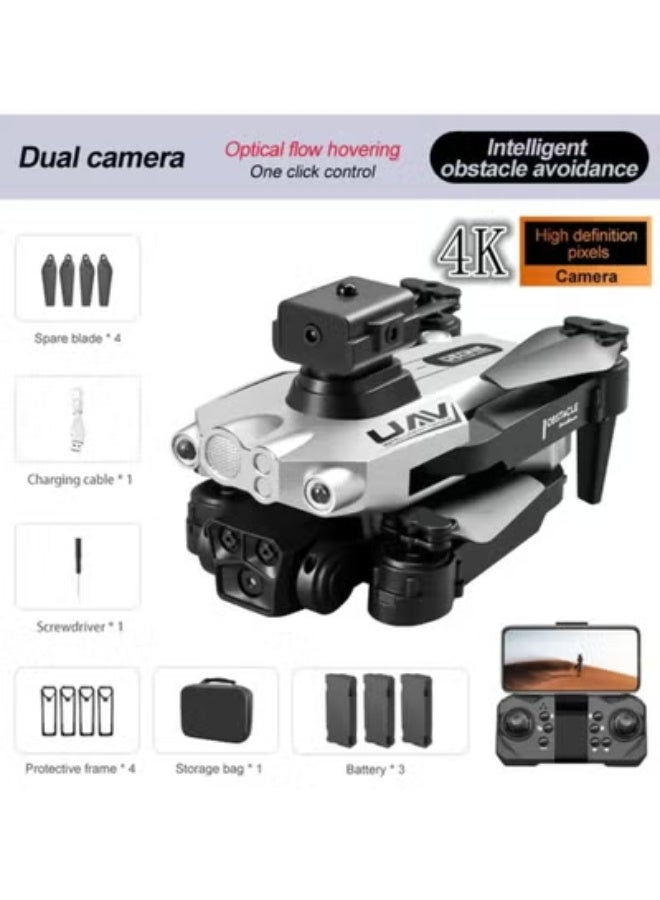 AROAQ LU200 Drone - 4K GPS Professional Aerial Photography WIFI Optical Flow Localization Four-way Obstacle Avoidance Quadcopter For Kids (3 Batteries) - Image 1