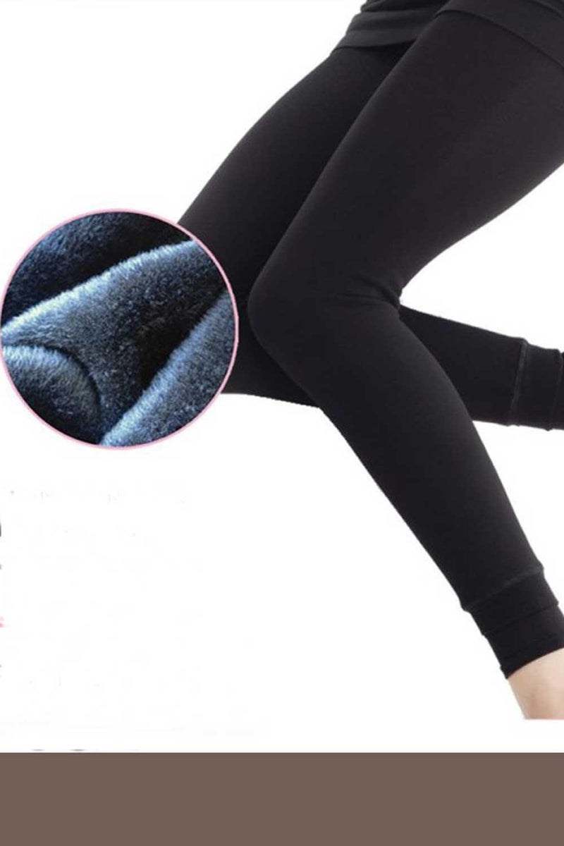 Bi Şımarık Italiana 3215 Plush Non-marking Thermal Tights  - Image 1