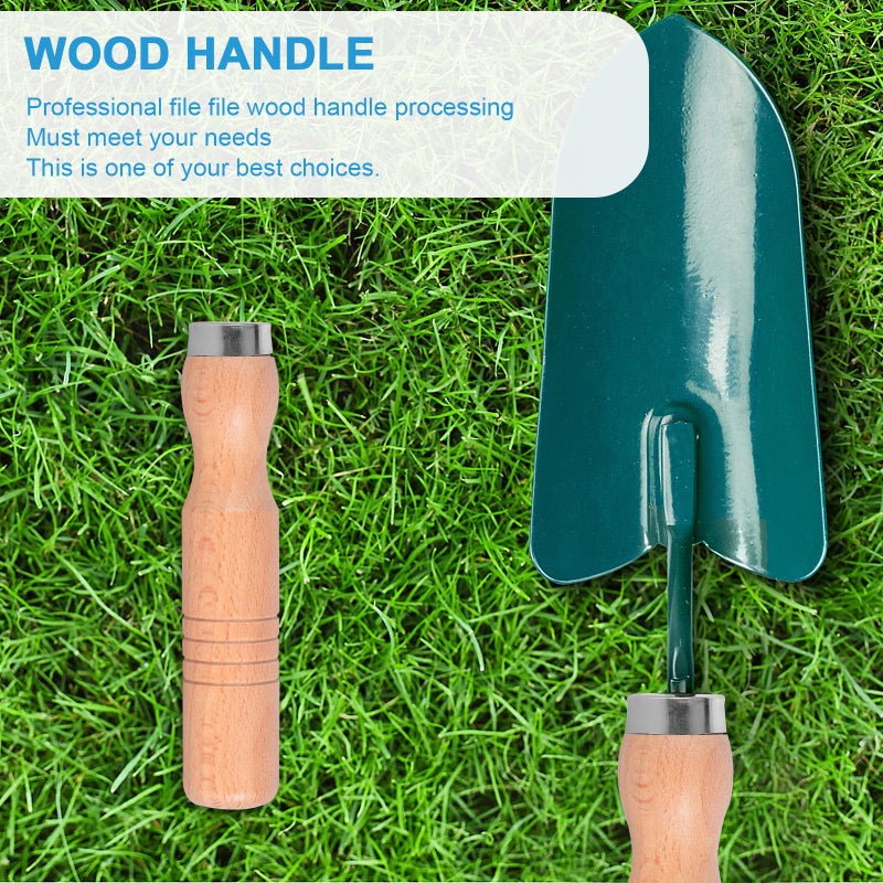 4Pcs Woodworking Tool Handles with Red Beech Wood Grip for Wood Files - Image 4