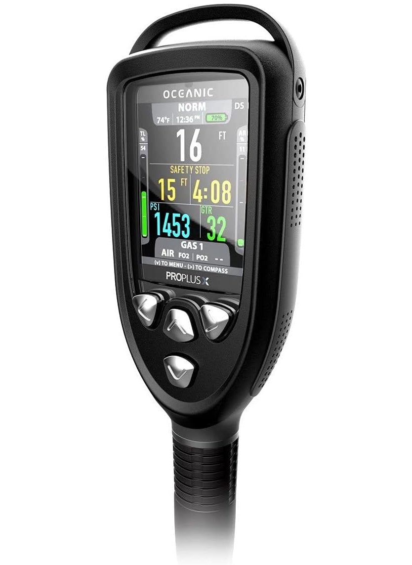 OCEANIC OCEANIC Pro Plus X Dive Computer  Large Color Screen Display Easy to Read  Includes Digital Compass  Connect to DiverLog App on Your Smartphone  Quick Disconnect Hose  - Image 2