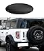 HHLOU 5 inch Overlay Bronco Emblem Tailgate Rear Oval American Black Flag Badge for Ford Bronco 20212023 Matte Black - Image 2