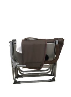 Albawadi Portable Camping Folding Chair Comfort Mesh Fishing Chair with Cup Holder Bown  - Image 5
