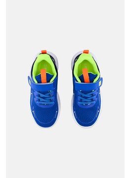 RBX Kids Girl Velcro Closure Training Shoes, Blue  - Image 4