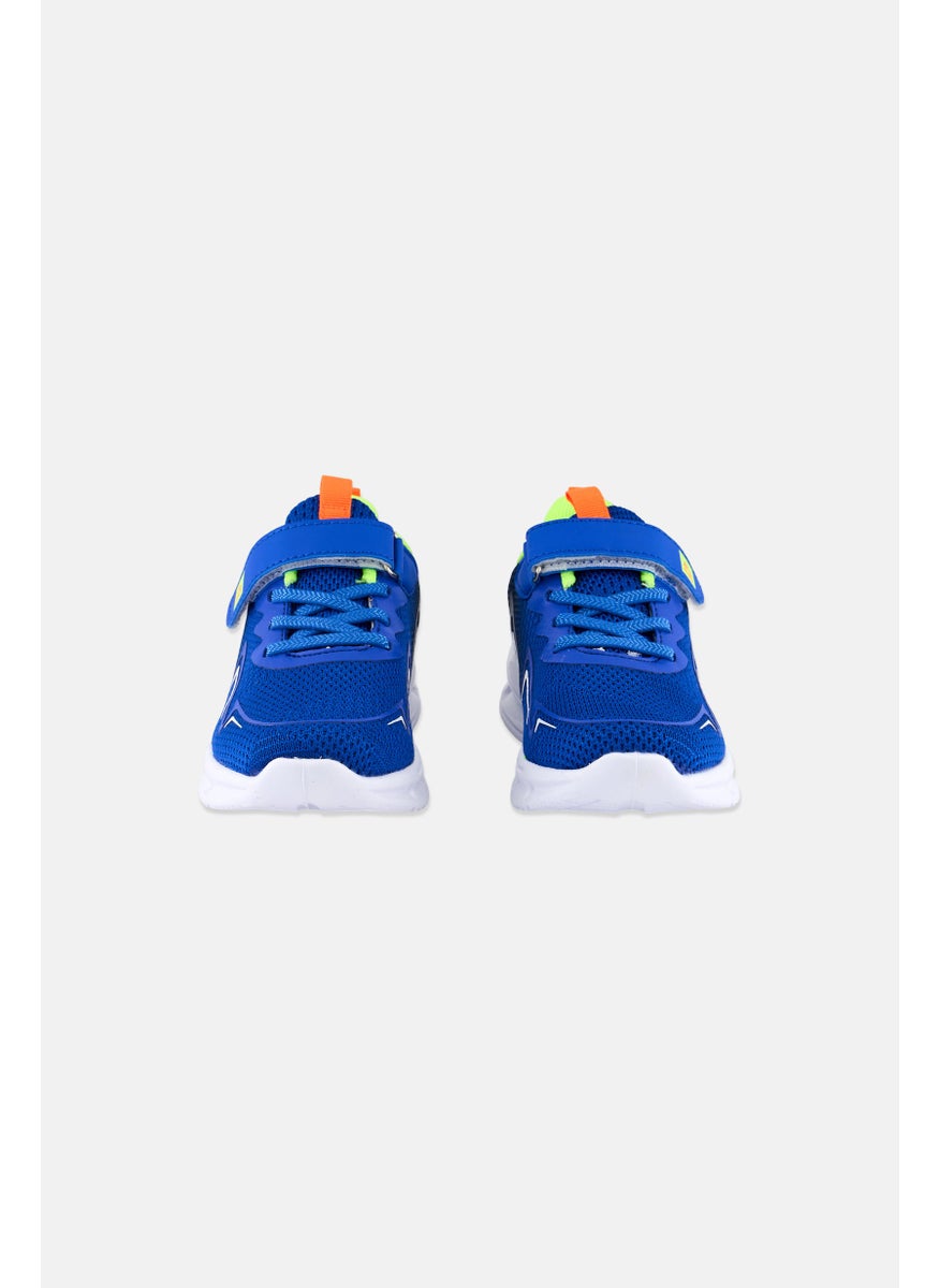 RBX Kids Girl Velcro Closure Training Shoes, Blue  - Image 3