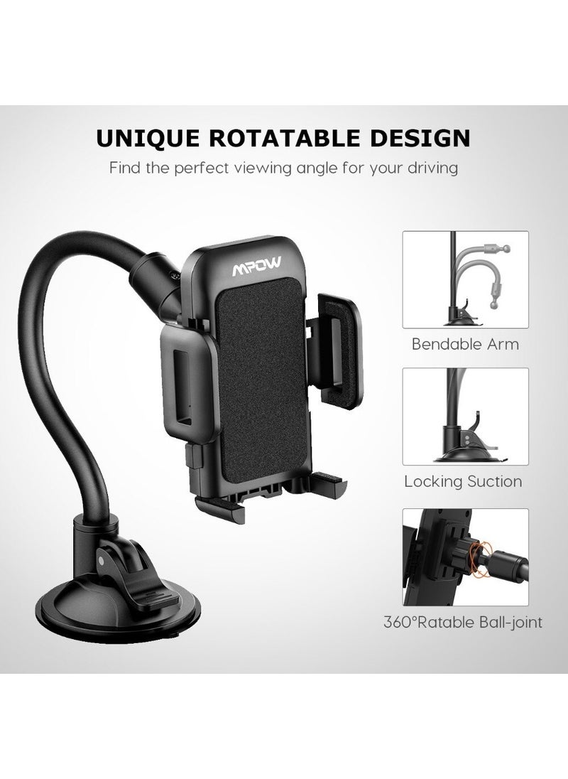 Zoli - Long Arm Suction Cup Car Phone Holder - Image 1