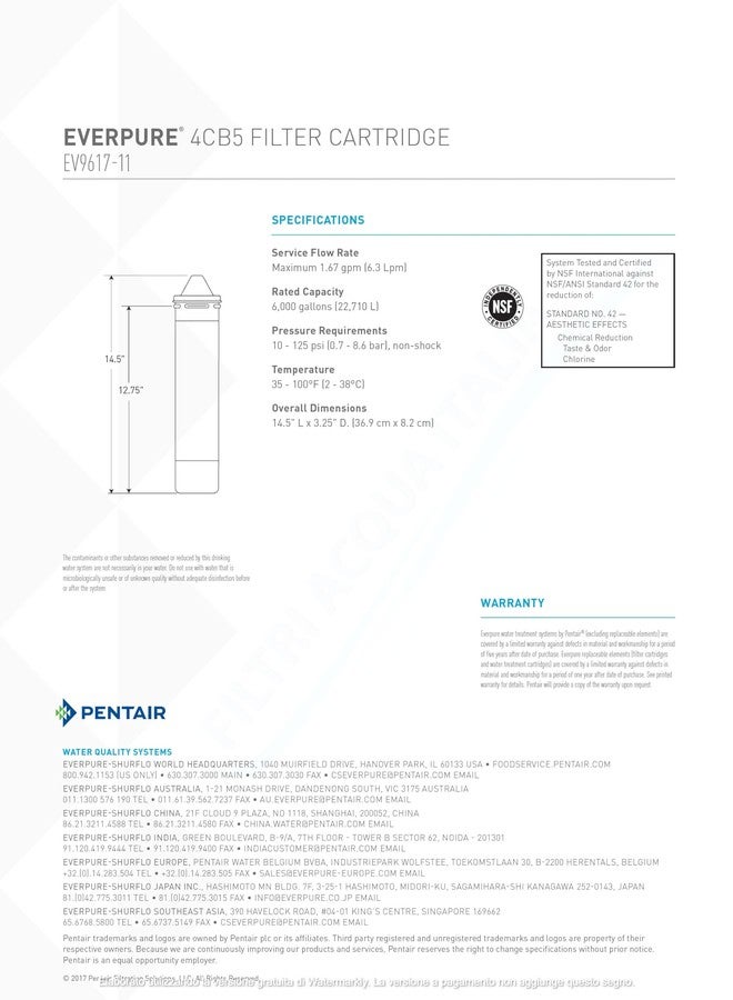 ever pure Everpure EV961716 4CB5 Cartridge - Image 5