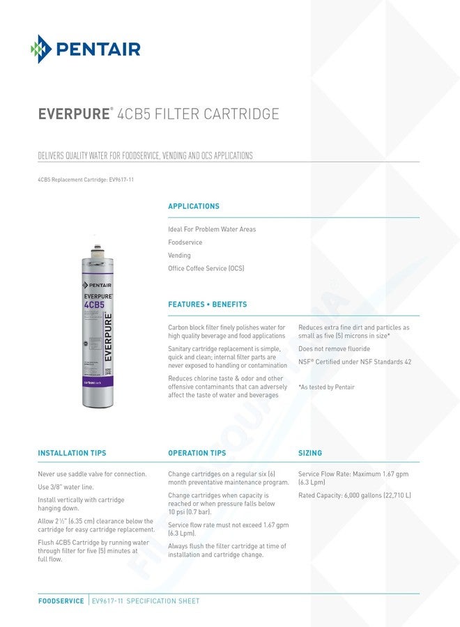 ever pure Everpure EV961716 4CB5 Cartridge - Image 4