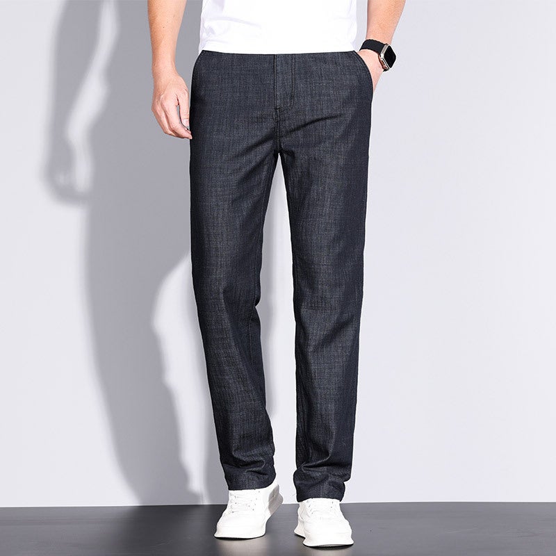 Unisex Classic Denim Jeans Loose Fit Daily Outdoor Wear - Image 4