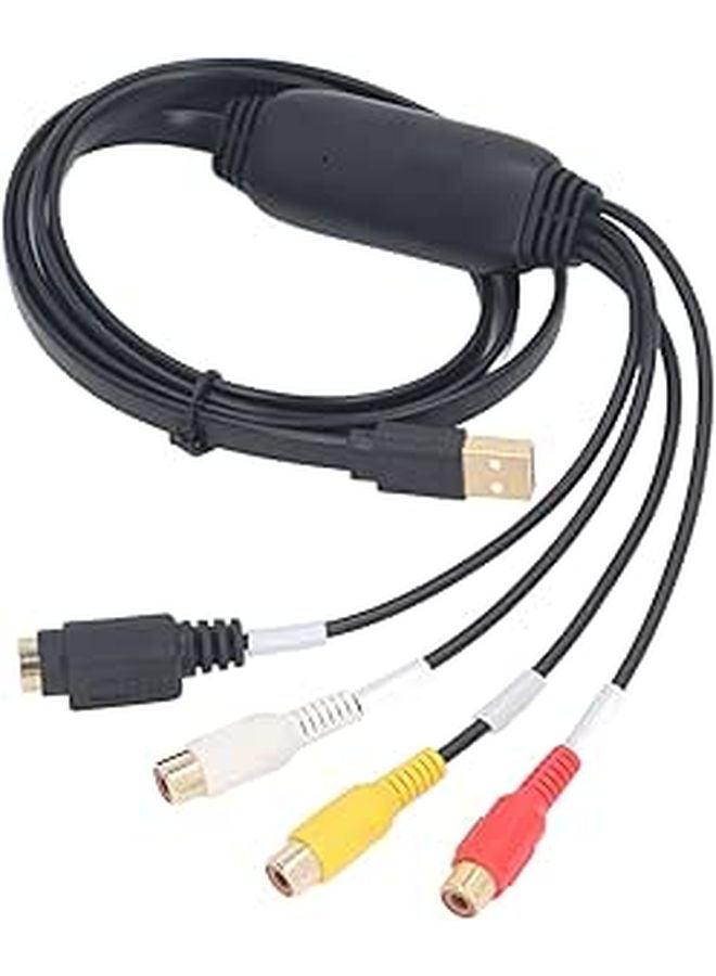 USB Video Capture Card Driverless AV Converter Adapter for Laptop PC Streaming - Image 1