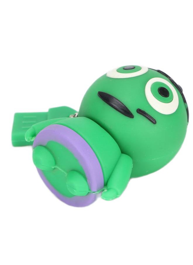 Thoraya Cartoon USB flash drive waterproof USB flash drive USB flash drive 2.0 32GB 64GB 128GB large capacity 64GB green ghost  - Image 3