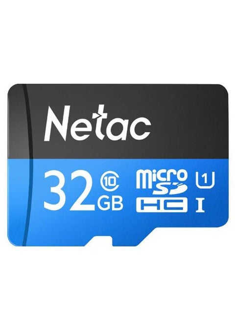 MicroSDXC Class 10 TF Flash Memory Card Black/Blue