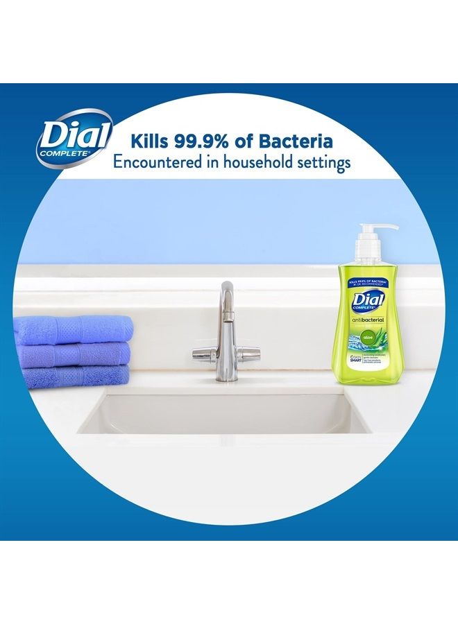 Dial Antibacterial Hand Soap, Moisturizing Aloe 7.5 oz (Pack of 4) - Image 3