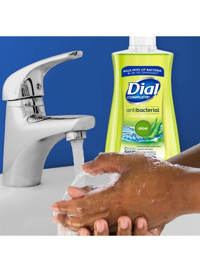 Dial Antibacterial Hand Soap, Moisturizing Aloe 7.5 oz (Pack of 4) - Image 2