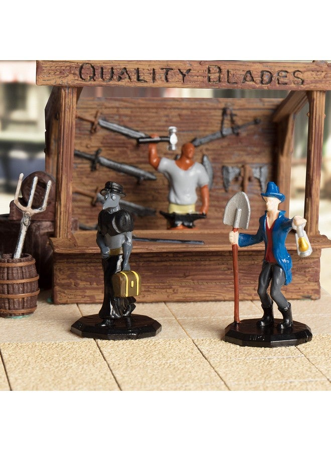 Monster Protectors Monster Protectors Townsfolk Mini Fantasy Figures - Tradesmen - 8pc Hand-Painted Non Player Character NPC Miniatures - 1" Hex-Sized Compatible with DND Dungeons Dragons Tabletop Games  - Image 5