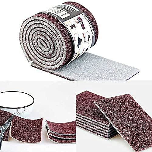 Ronest Micro Fiber Dish Washing Scrubber/Scrub & Sponge Roll for Cleaning for Glass, Kitchen Items,Utensil | Bathroom, Wipes Pads (Set of 1) - Image 2