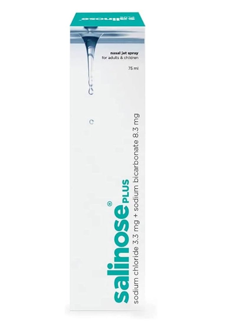 salinose AVALON SALINOSE PLUS NASAL JET SPRAY 75ML