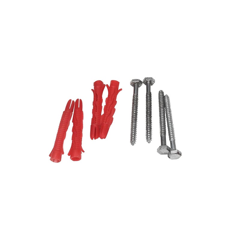 Electronicspices Screw Type Solid Wall Fixing keel,Nails With Hard Plastic Plug, (0.4 inch x 2.5 inch) - Pack of 20 - Image 3