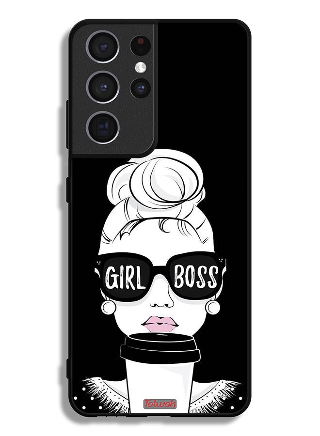 Tolwak Samsung Galaxy S21 Ultra 5G Protective Case Cover Girl Boss - Image 3