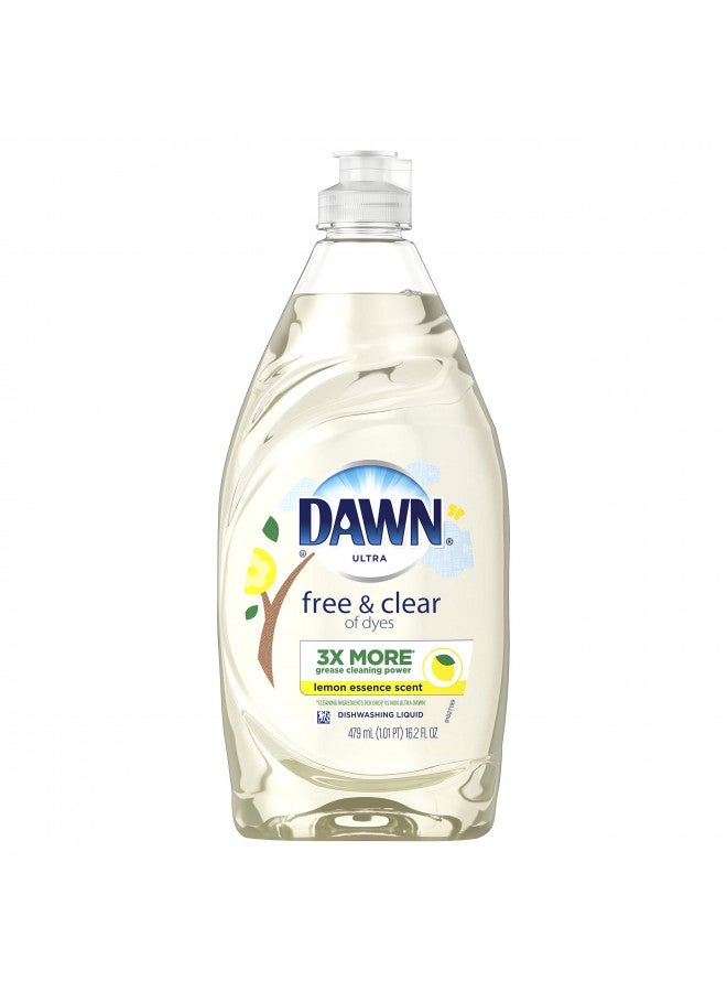 Dawn Ultra Pure Essentials Dishwashing Liquid, Lemon Essence, 16.2 Fl Oz - Image 2