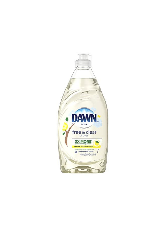 Dawn Ultra Pure Essentials Dishwashing Liquid, Lemon Essence, 16.2 Fl Oz - Image 1