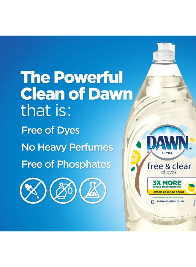 Dawn Ultra Pure Essentials Dishwashing Liquid, Lemon Essence, 16.2 Fl Oz - Image 4