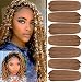Xtrend 12 Inch 7 Packs Spring Twist Crochet Braids Hair For Butterfly Faux Locks Honey Blond Crochet Hair For Women Synthetic Fluffy Braiding Hair Extension (27#) - Image 2